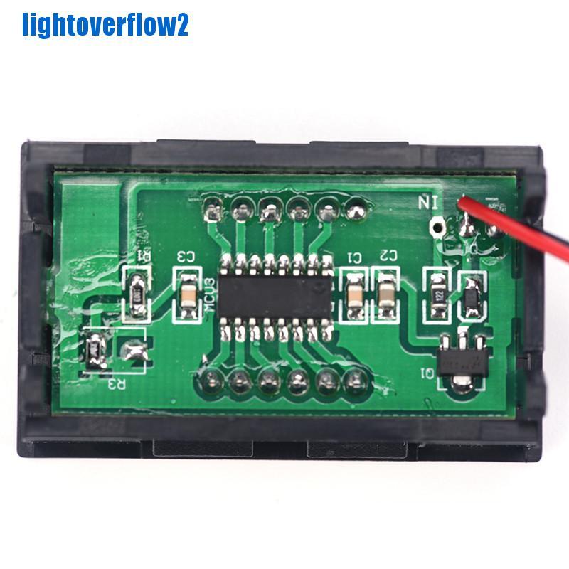 Voltmeter Tester Tegangan Baterai Digital Mini Dc 0-30v Untuk Mobil