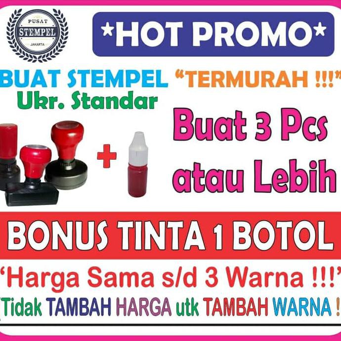 

Hot Promo!! Stempel Flash/Warna TERMURAH . (Ukr. Standar)