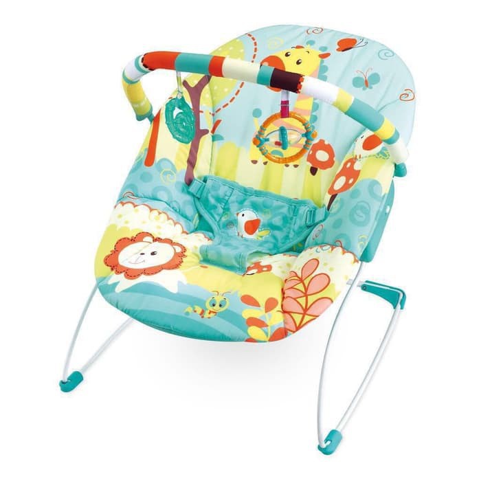 Mastela Baby Bouncer 1 Recline Music and Soothe Blue Giraffe 6703