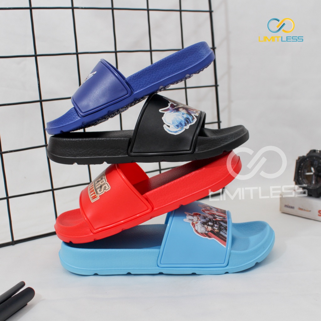 Sandal Anak Cowok Slop Kartun Sandal Karakter Anak Sendal Anak Laki laki Karet EVA Anti Slip