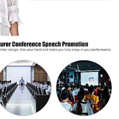 ➴ Mic jepit wireless clip on / microphone wireless ceramah pidato / mic microfon jepit dibaju aiwa ➳