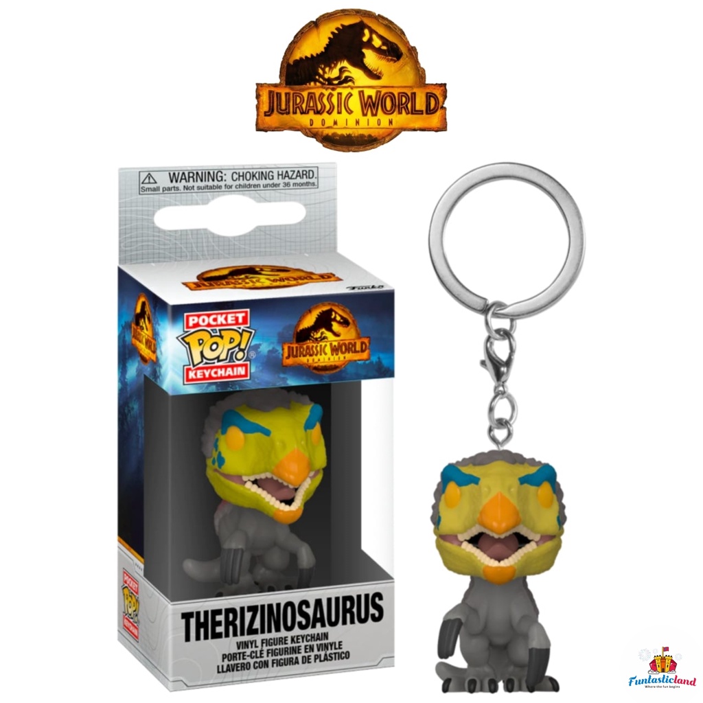 Original Funko Pocket POP Keychain Movies Jurassic World : Dominion - Therizinosaurus
