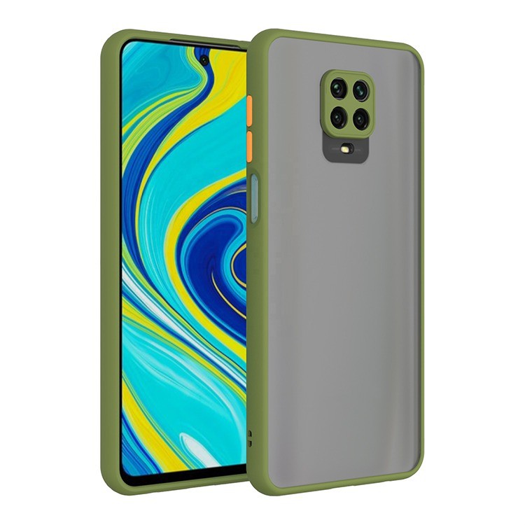 Case Dove Xioami Redmi Note 9 Pro Frosted Camera Case Cover