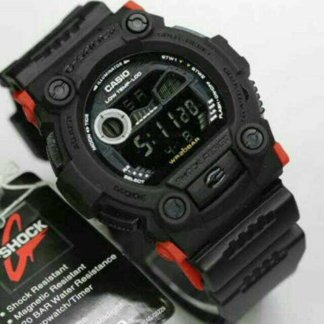 CASIO G-SHOCK DIGITAL G7900 HITAMMERAH