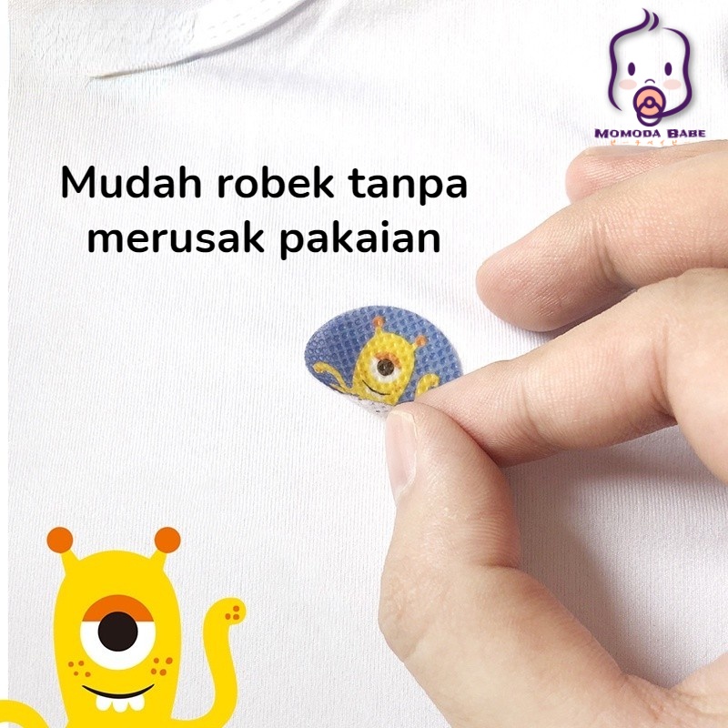 MOMO 60pcs/6pcs Mosquito Patch Stiker Nyamuk Untuk Bayi Combo Set DEET Free 100% Natural