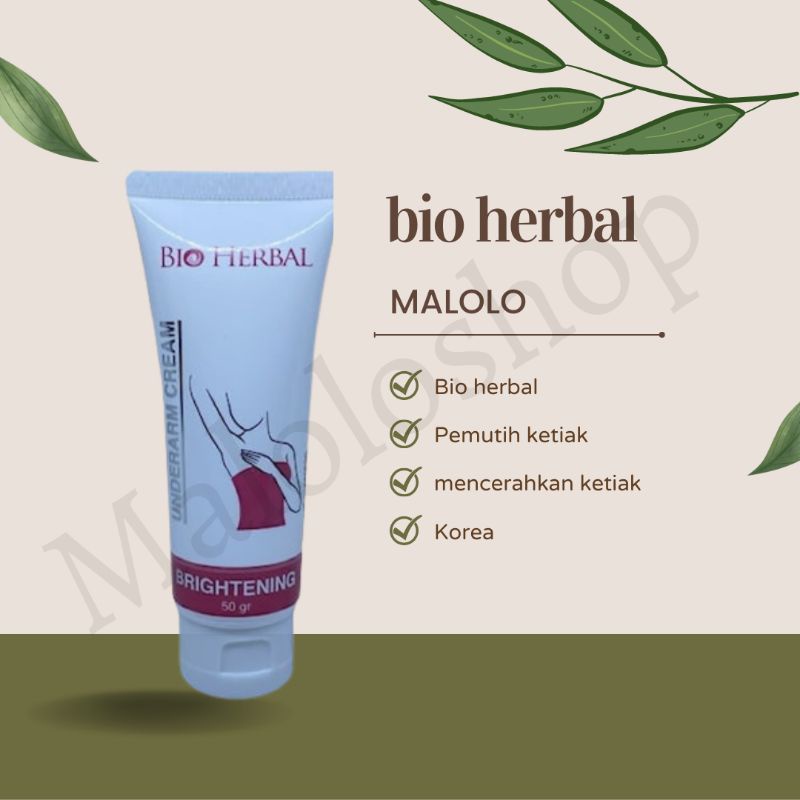 Pencerah selangkangan Krim cream obat bioherbal deodoran pemutih pencerah mencerahkan leher mengecil