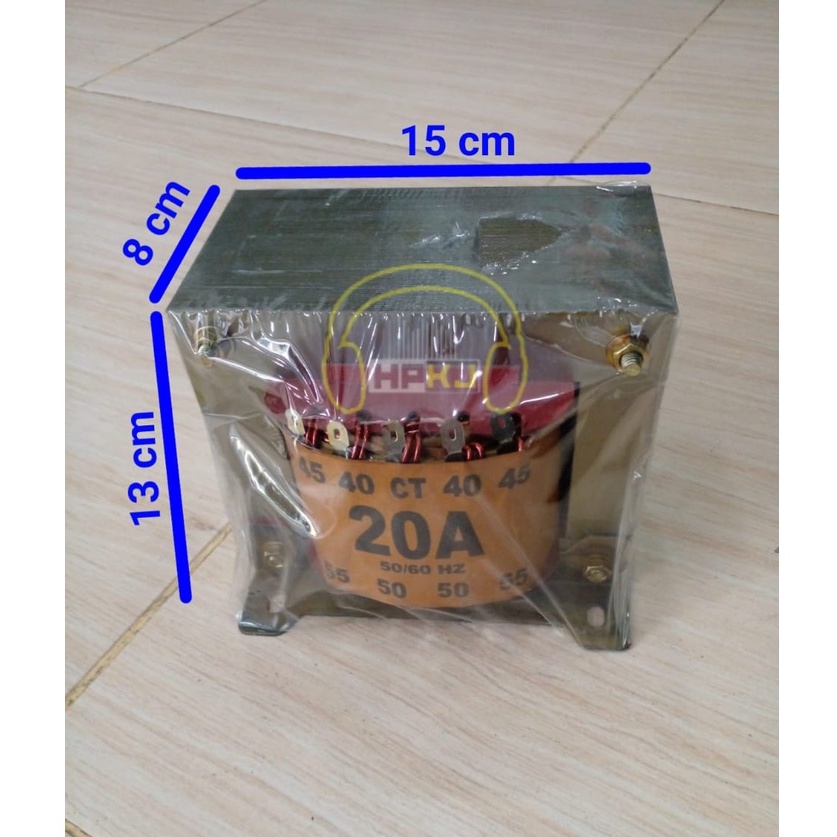 TRAFO TRANSFORMER CSH 20A CT 20 AMPERE 20AH 55V 55 VOLT MURNI