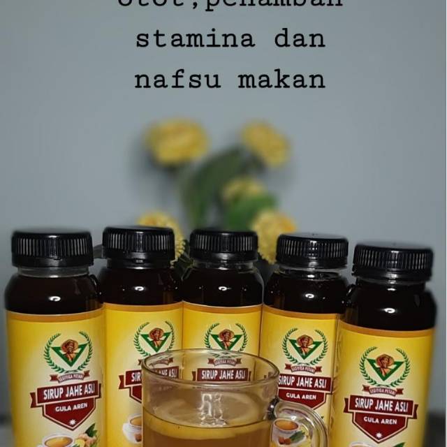 

SIRUP JAHE GULA AREN ASLI AMBARAWA