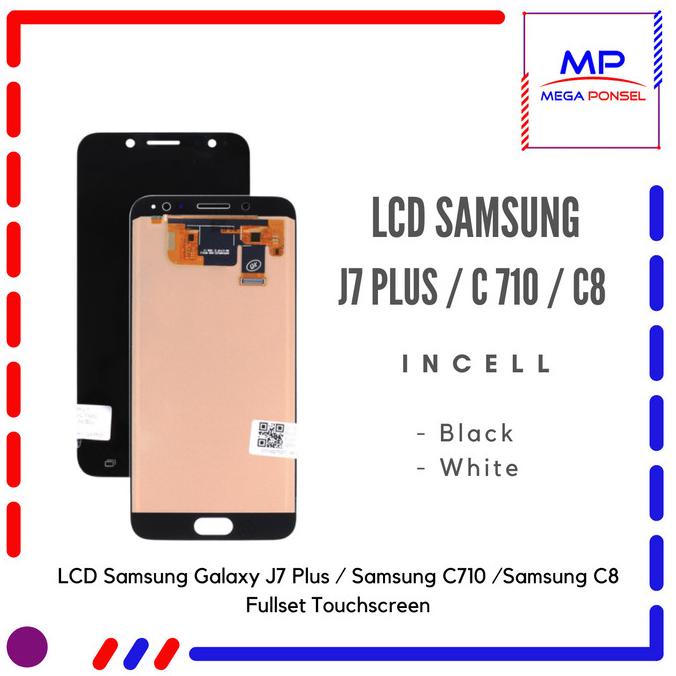 LCD Samsung J7 Plus/Samsung C710/Samsung C8 Fullset Touchscreen