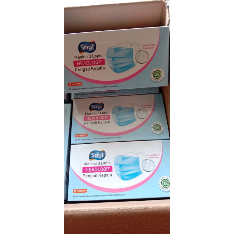 sensi headloop masker