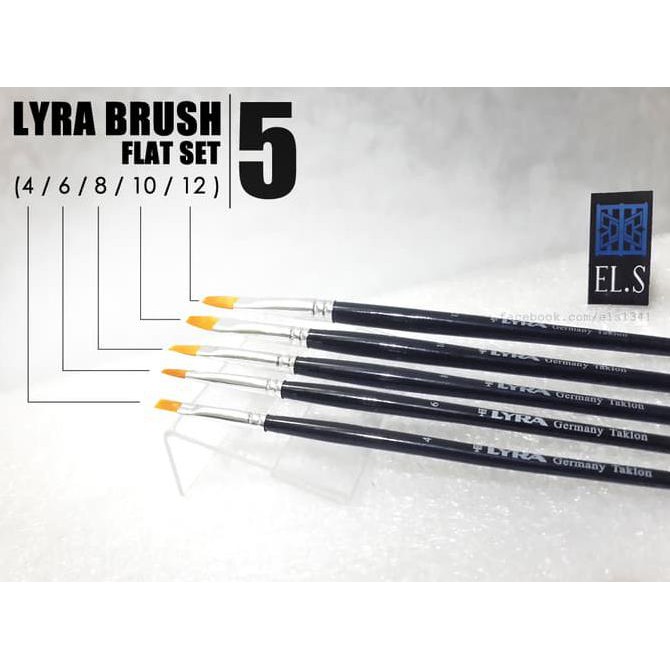 

PROMO Lyra Art Brush Flat Set