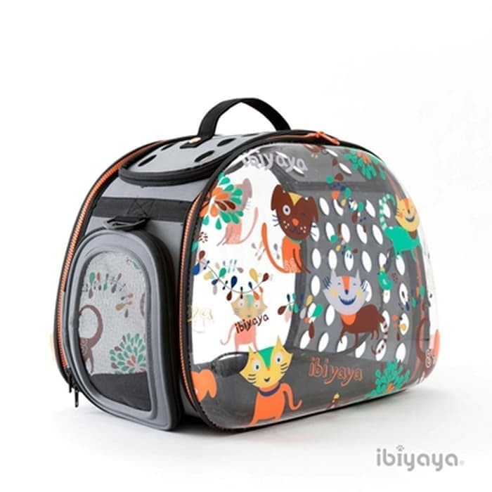 Ibiyaya Transparent Hardcase Pet Carrier / Cargo Premium High Quality