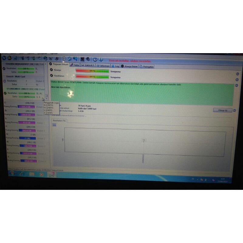 Hardisk laptop slim 1 tera/1000gb seagate