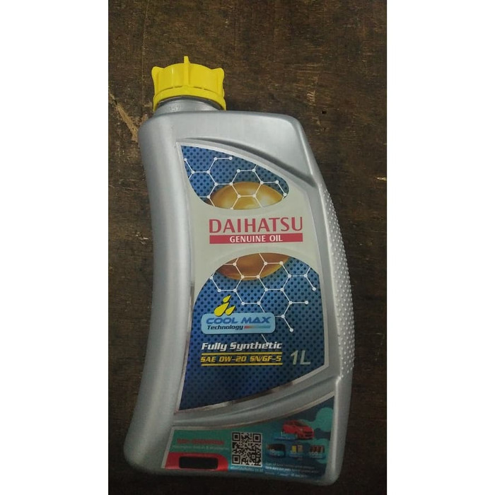 Oli Mesin Mobil Daihatsu DGO 0W-20 API SN GF-5 Full Sintetik 1 Liter