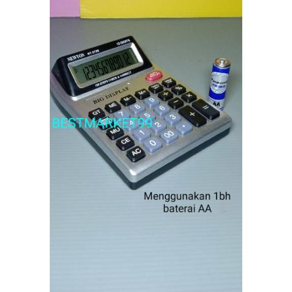 

Dijual Murah ↕ Kalkulator Newton 2 layar Big Display 12 Digit. 66➛ (Seller)