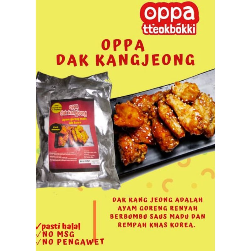 

[Agen] DAK KANGJEONG (AYAM GORENG MADU) Frozen Food termurah asli original instan kemasan Halal MUI