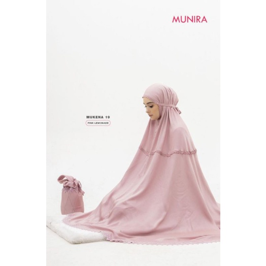 MUKENA RAYON SILK MUKENA MUNIRA ABAYA SHOLAT MUKENA PREMIUM JUMBO RENDA TERBARU ADEM
