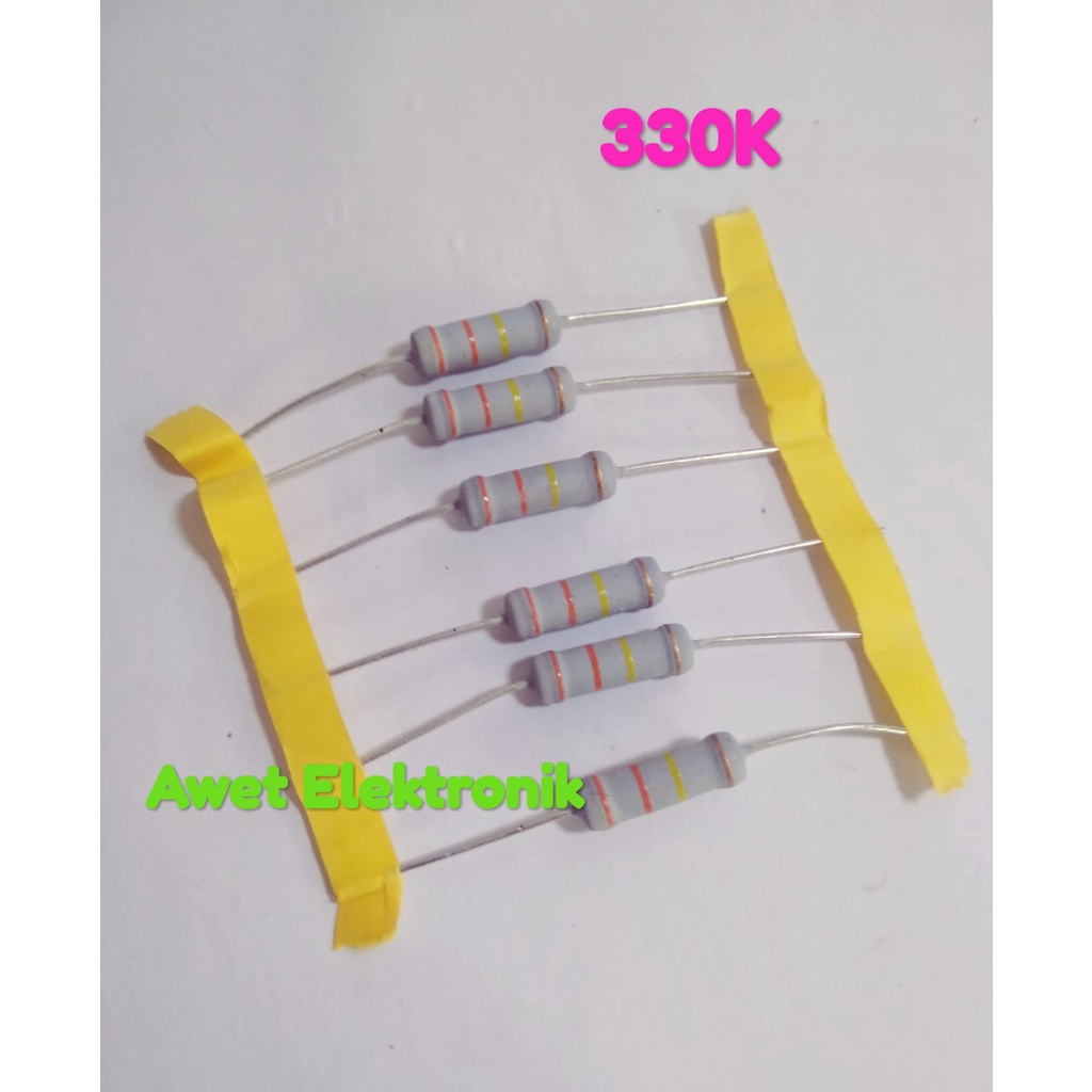 resistor 330k ohm 2 watt resistor 330k 2w resistor 330K 2W