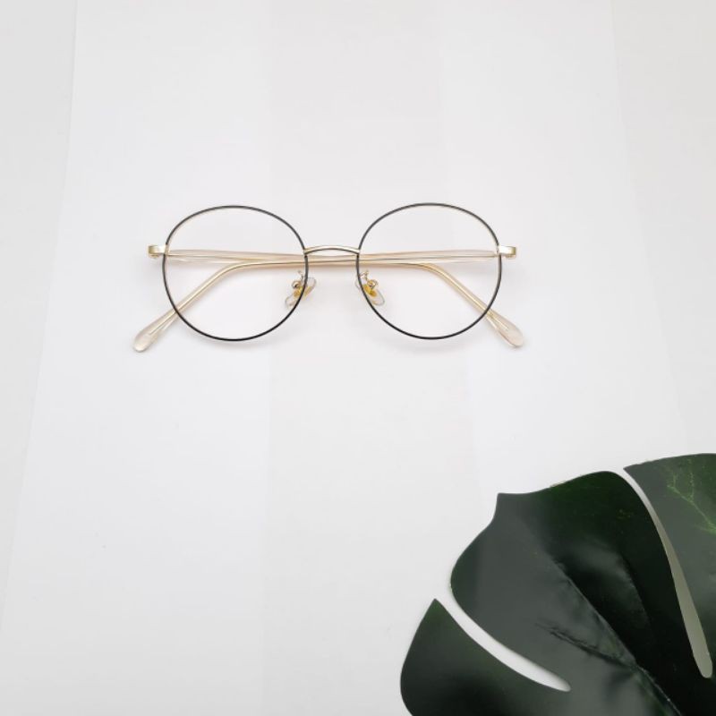 FRAME KACAMATA BULAT WANITA PHOTOCROMIC