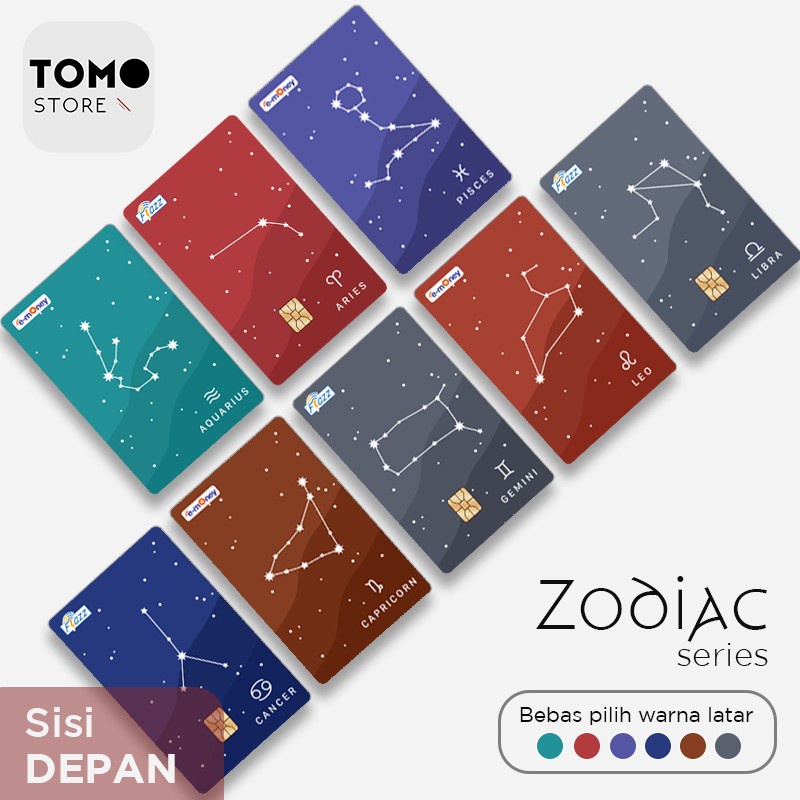 Zodiac Series - Uang Elektronik Kartu Flazz BCA Gen 2 / Emoney E-money Etoll E-toll Mandiri / BRI Brizzi / BNI Tapcash