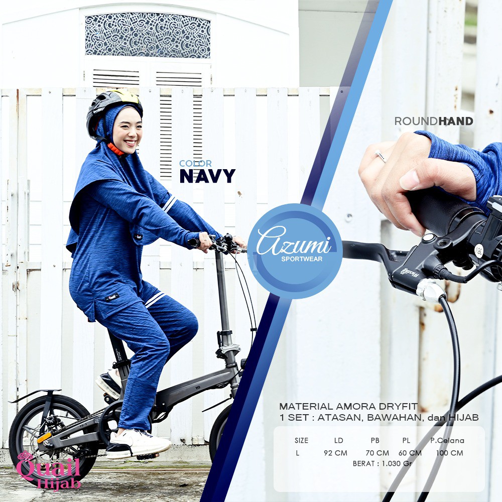 AZUMI SPORTWEAR ONE SET  Quail Hijab