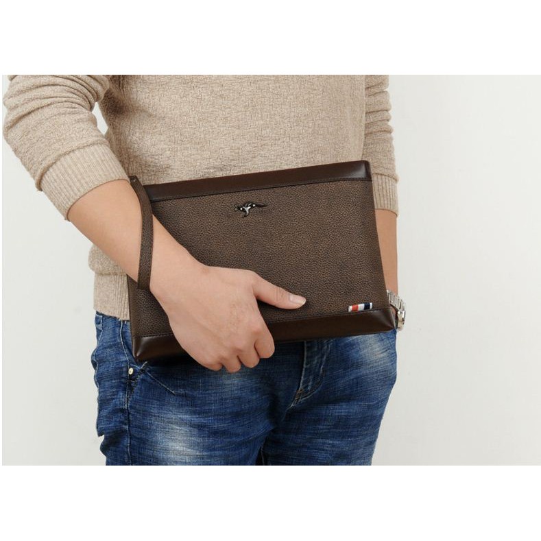 Saqidaishu Clutch Handbag Tas Tangan Pria Import Original