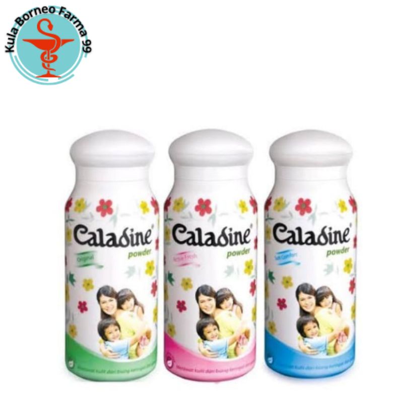 Bedak Caladine Powder Original, Active Fresh, Soft &amp; Gentle