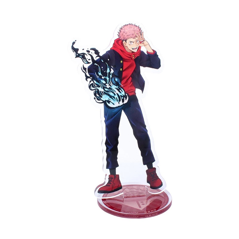 Lanfy Action Figure Anime Jujutsu Kaisen Bahan Akrilik Transparan