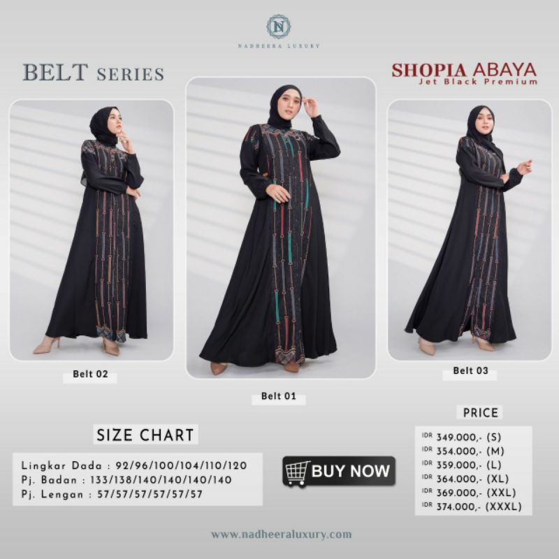 SHOPIA ABAYA NADHEERA LUXURY