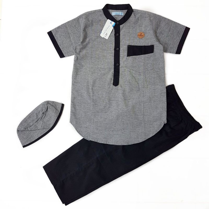 Setelan kurta anak zikra 3 in 1 kode3 (premium),setelan koko anak premium