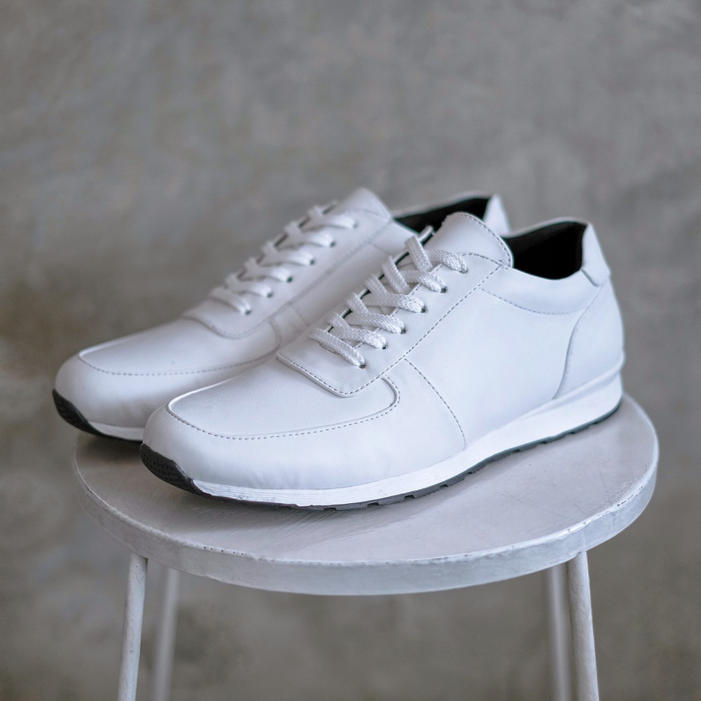 ALLEGRO WHITE |Reyl x FORIND| Sepatu Putih Casual Sneakers Kasual Polos Original Pria Cowok Footwear