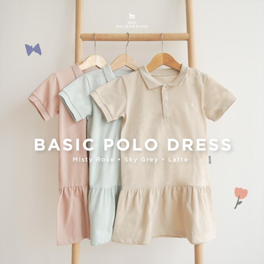 LITTLE PALMERHAUS (1pcs) Basic Polo Dress / Baju Terusan Anak Perempuan