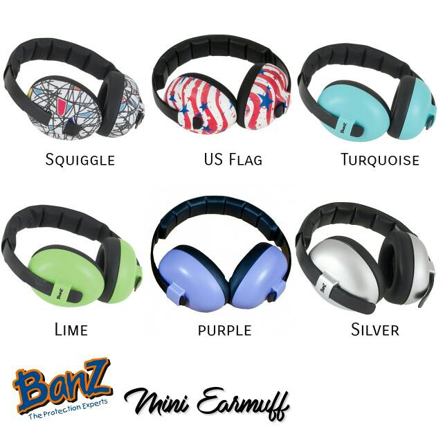 Baby Banz Mini Earmuff (0-2y) / Pelindung Peredam Telinga Anak Bayi