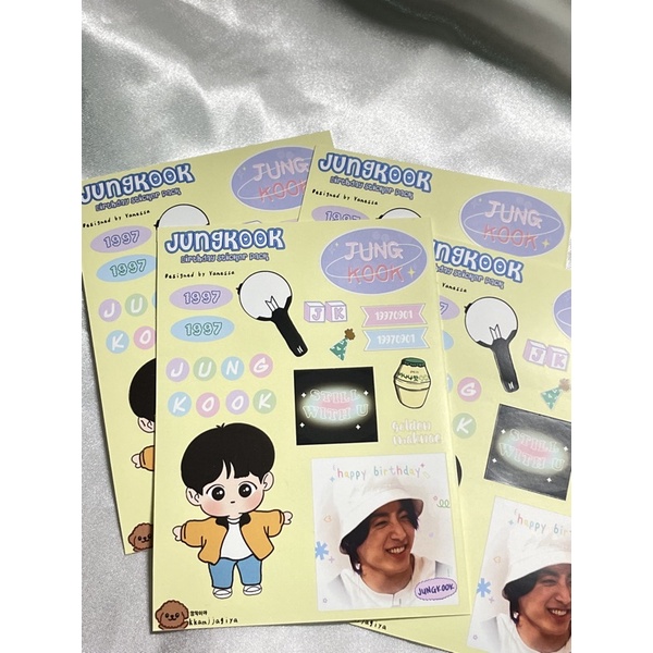 

Kkamjjagiya - Jungkook Birthday Sticker Pack