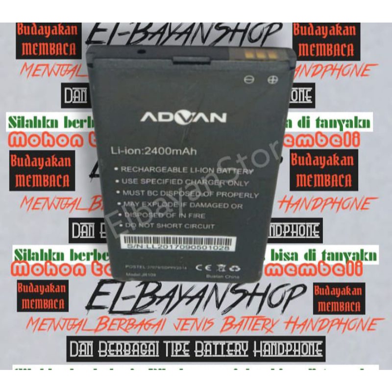 Batrai ADVAN JR-108 JEZT Batre Jr108 HOTSPOT WIFI KONEKTOR Di Pinggir Original