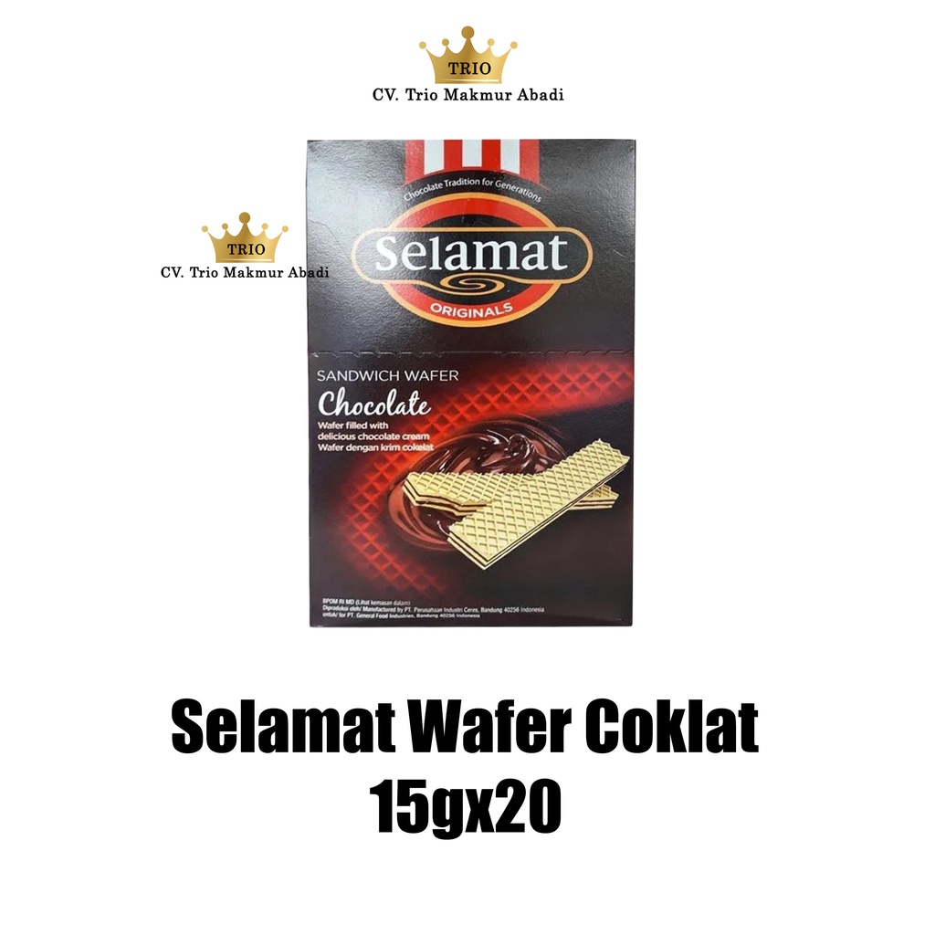 

Selamat Wafer Chocolate 15gx20