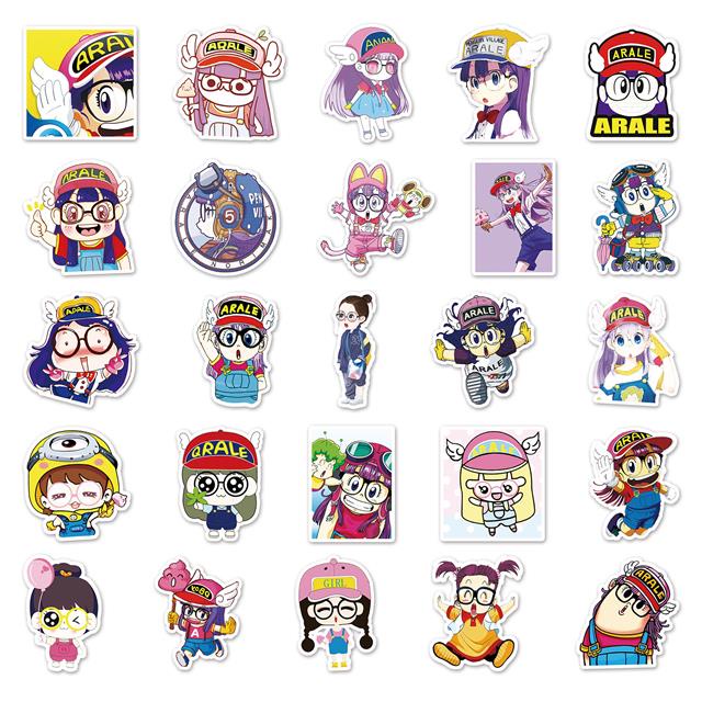 Zhang ARALE kartun graffiti stiker bagasi skuter sepeda otomotif dekoratif pasta stiker dekoratif