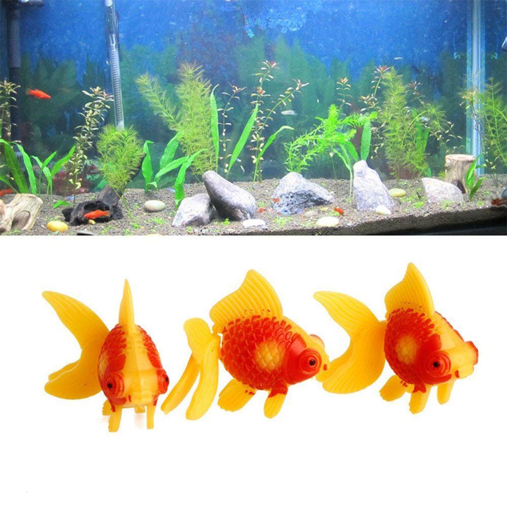 NICKOLAS1 3 Pcs Ikan Palsu 3 Pcs Ornamen Aquatic Pets Aquarium Tank