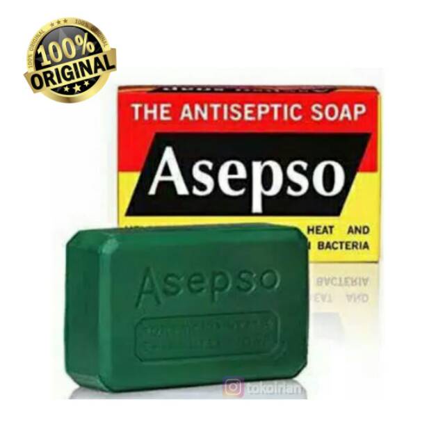 Asepso+ Sabun Antiseptic 80 g / Sabun Asepso Gatal2 / Jerawat / Panu / Kulit / Sabun Antiseptic