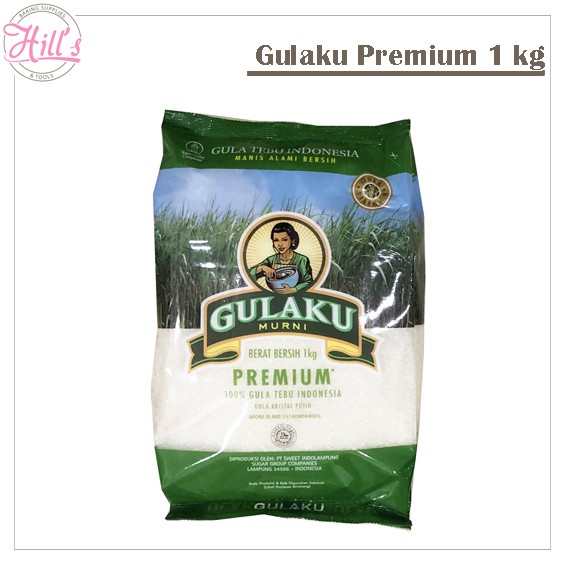 

GULAKU HIJAU PREMIUM 1 kg / GULA PASIR PUTIH 1kg