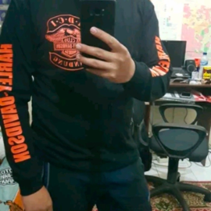 longsleeve / Kaos lengan Panjang Harley Davidson HDCI Bandung