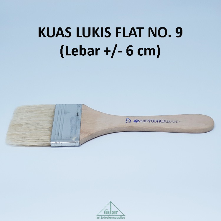 

Brush / Kuas WTH 598 Gepeng / Datar / Flat No. 9