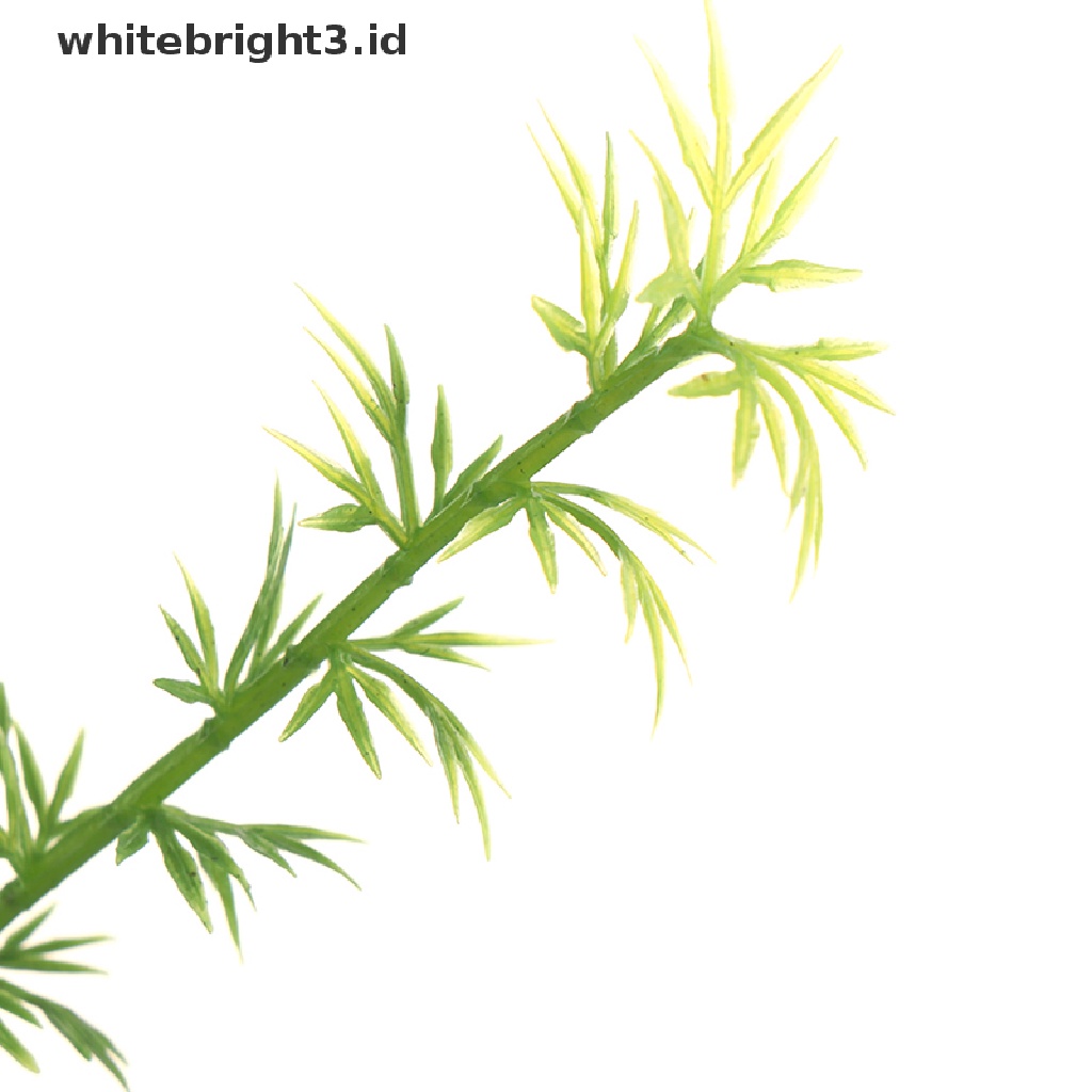 (whitebright3.id) 20pcs Mainan Miniatur Pohon Bambu Bahan Plastik Untuk Dekorasi Meja