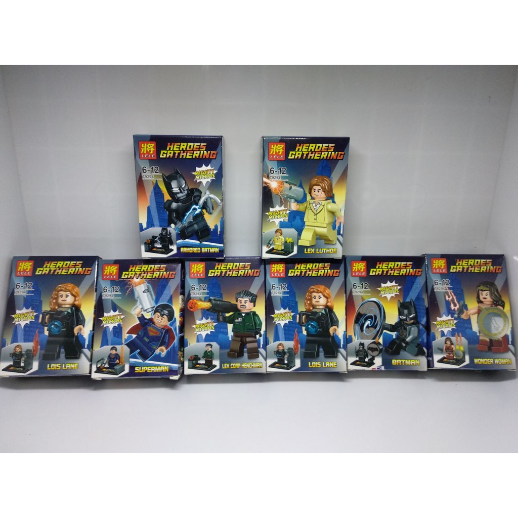 lego kw lele 79294 batman vs superman 1 Set 8 Pcs