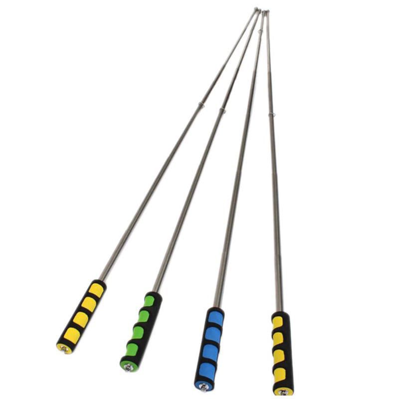 tongkat tiang bendera teleskopik stenlis