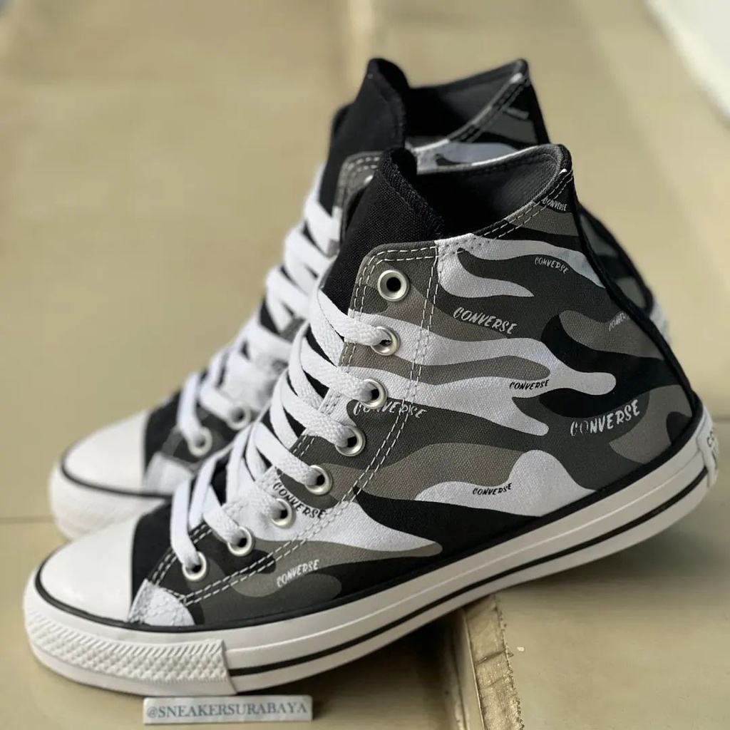 Converse Chuck Taylor Hi Hybrid Camo Wordmark Dolphin