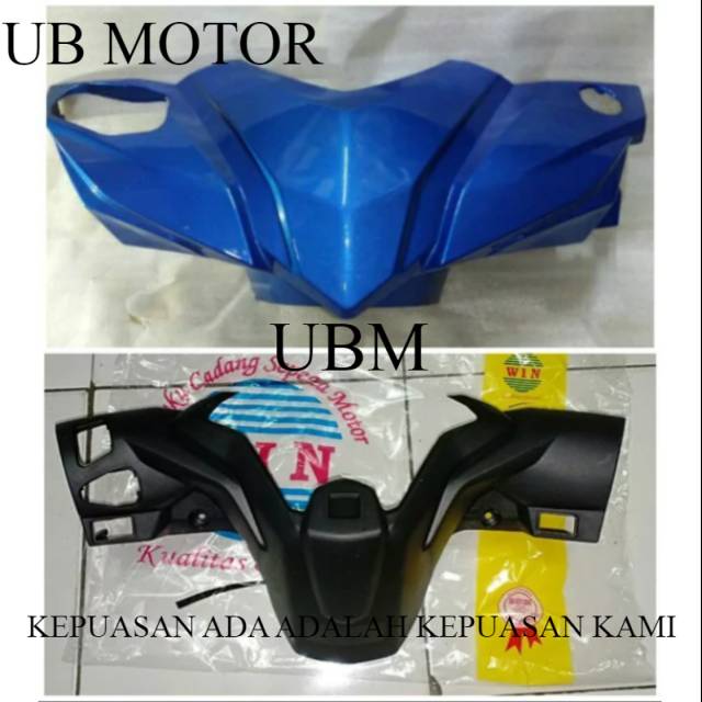 Merk win. Batok depan belakangan Honda Beat fi esp 2015 biru muda