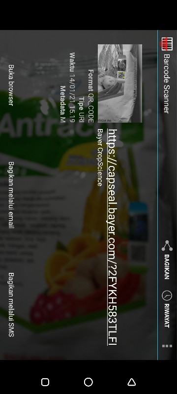 (cod) Fungisida Antracol 70 Wp Kemasan 250 Gram