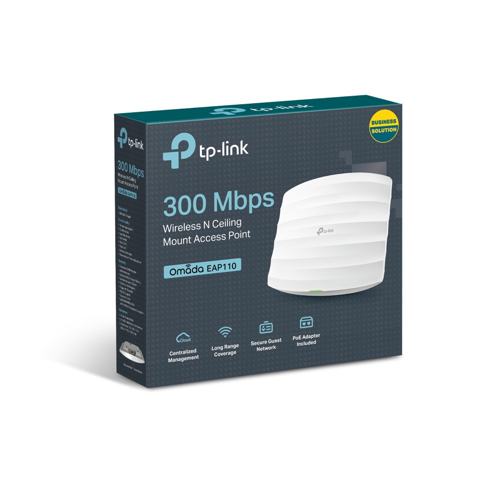 TP-LINK  EAP110 300Mbps Wireless N Ceiling Mount Indoor Access Point