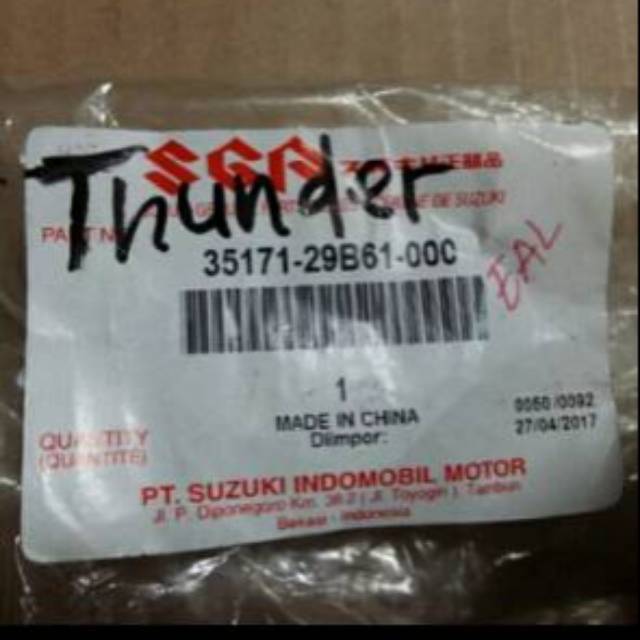 fiting soket lampu depan thunder orisinil sgp